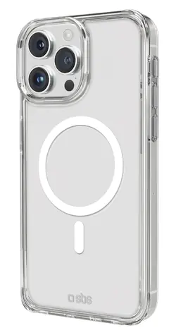 SBS Light Mag pro iPhone 15 Pro Max transparentní / Pouzdro / MagSafe