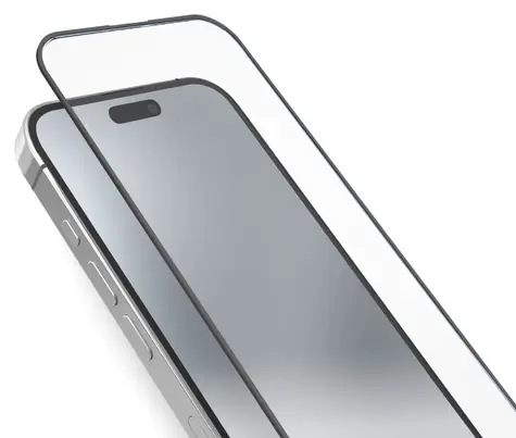 SBS pro Apple iPhone 15 Pro Max černá / Tvrzené sklo / Full Cover