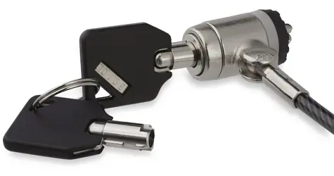 StarTech Cable Lock černá / Klíčový zámek pro notebook / 2 m / 2 klíče