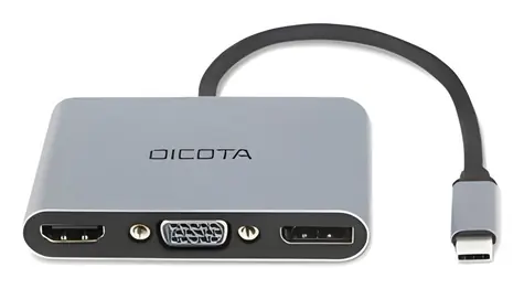 Dicota USB-C 5v1 / Dokovací stanice / HDMI 4K / DisplayPort / PD 100W