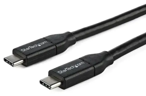 StarTech kabel USB-C s Power Delivery 5A černá / 480 Mbit/s / 1 m