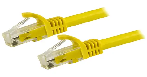 StarTech CAT6 Snagless žlutý / Patch kabel / 1,5 m / RJ-45 / PoE / 24 AWG
