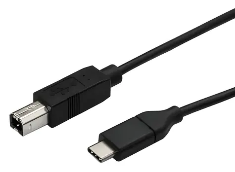 StarTech černá / Kabel USB-C na USB-B / 480 Mbit/s / 0,5 m