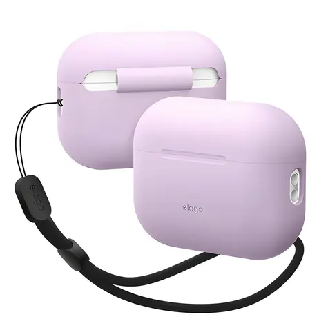Elago AirPods Pro 2 Silicone Case levandulová / Pouzdro / Nylonové poutko