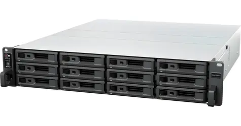 Synology RS2423RP+ II / NAS rack station / 12x HDD / AMD Ryzen V1780B / 8GB RAM / 2x USB 3.2 / 2x GLAN + 1x 10GLAN