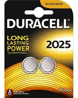 Duracell CR2025 / Knoflíková baterie / Lithium / 3 V / 2 ks