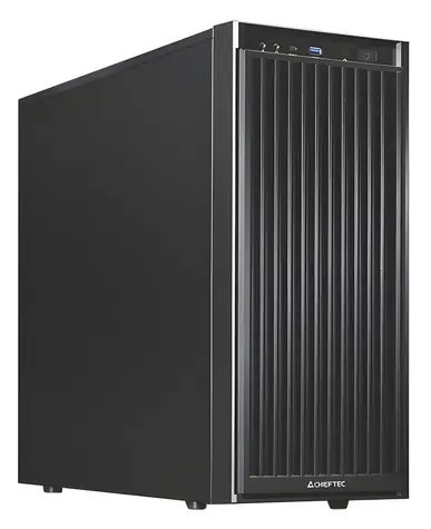 Chieftec BW-01B-OP černá / PC skříň / Midi Tower / ATX / USB-C / bez zdroje