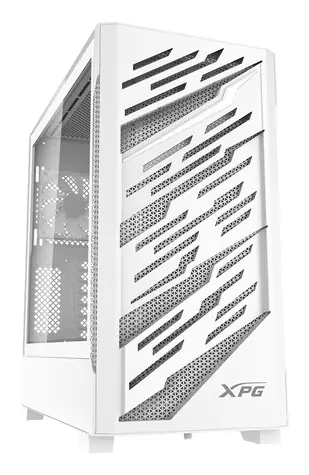 ADATA XPG Starker Air BTF bílá / E-ATX / 2x USB-A 3.2 / 1x USB-C 3.2 / bez zdroje / průhledná bočnice