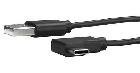 StarTech kabel USB-A na USB-C lomený 1 m černá / 480 Mbps