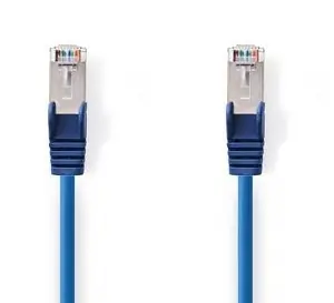 Nedis SF/UTP CAT5e modrá / Patch kabel / RJ45-RJ45 / 15 m