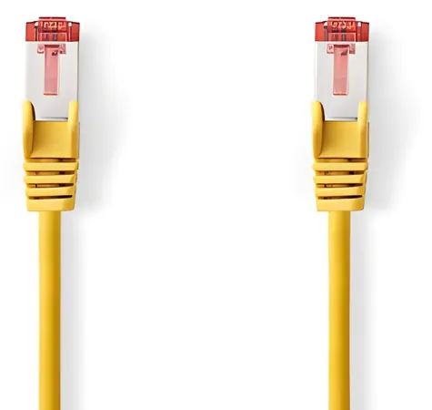 Nedis CAT6 žlutá / Síťový kabel / S/FTP / RJ45 - RJ45 / 10 m / LSZH