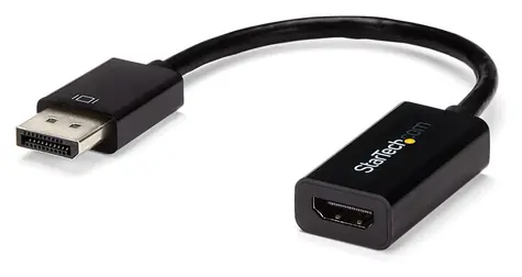 StarTech černá / Redukce DisplayPort na HDMI / 15 cm / 4K 30Hz