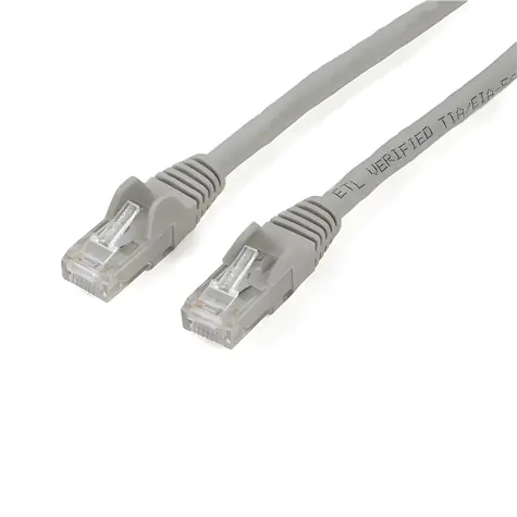 StarTech šedá / Patch kabel UTP Cat6 / 2 m / RJ-45 / PoE