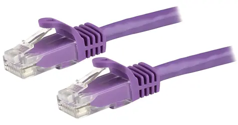 StarTech purpurová / Patch kabel / UTP / Cat6 / 15 m / Snagless