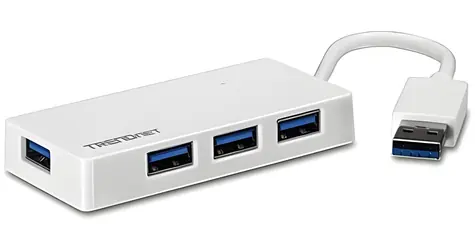 TRENDnet Mini USB 3.0 Hub 4-portový / USB hub / 4x USB 3.0
