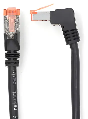Nedis CAT6 černá / Patch kabel / SF/UTP / RJ45-RJ45 / 5 m / LSZH