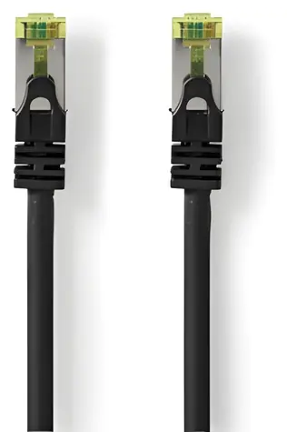 Nedis CAT7 S/FTP černá / Síťový kabel / RJ45 - RJ45 / 0,25 m / LSZH
