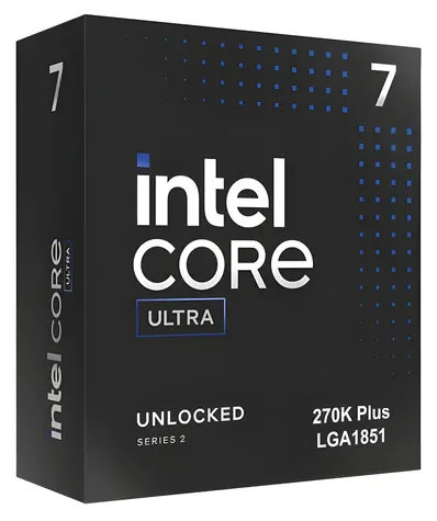Intel Core Ultra 7 270K Plus / Procesor / LGA1851 / 24C24T / TB 5.5GHz / L3 36MB / DDR5-7200 / 250W