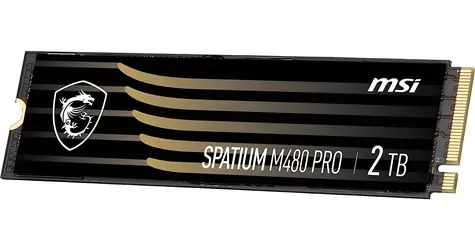 MSI Spatium M480 PRO 2TB / SSD / M.2 2280 / PCIe 4.0 NVMe / R:7400MB/s / W:7000MB/s