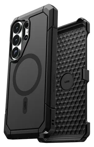 UAG Trooper Holster černá / Zadní kryt pro Samsung Galaxy S26 Ultra / MagSafe / MIL-STD-810G