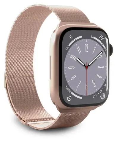 Puro Milanese růžová / Řemínek pro Apple Watch / 38/40/41 mm