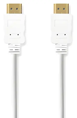 Nedis HDMI - HDMI bílá / Kabel / Ethernet / ARC / 4K 30Hz / 2 m