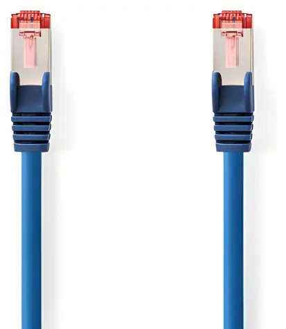Nedis CAT6 S/FTP modrá / Síťový kabel / RJ45 / 10 m / LSZH