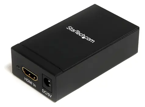 StarTech HDMI/DVI na DisplayPort černá / Adaptér / 1920x1200 / 60Hz / 5.1 audio / napájecí adaptér