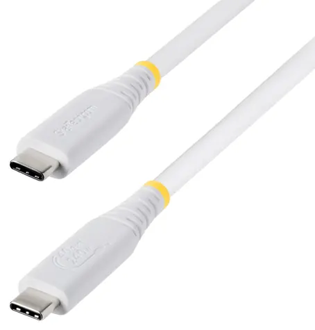 StarTech CC50CM40GUSB4TPW bílá / Kabel USB-C na USB-C4 / USB4 / 40 Gbps / 0,5 m