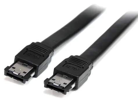 StarTech eSATA (M) - eSATA (M) černý / Propojovací kabel / 1,8 m / 6 Gbit/s