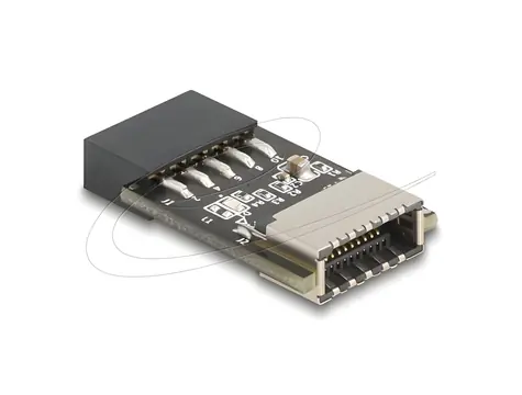 DeLock USB 2.0 interní konektor - Typ-E (F) / Adaptér / USB Typ-C (M) - USB Typ-E (F) / interní