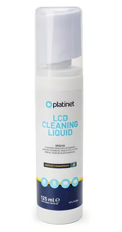 Platinet PFS-PCK06 / Čisticí roztok na LCD / 125 ml + utěrka z mikrovlákna