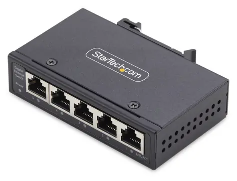 StarTech I51G / Switch / 5-port 10/100 Mbps / IP30 / -40 až 75 °C