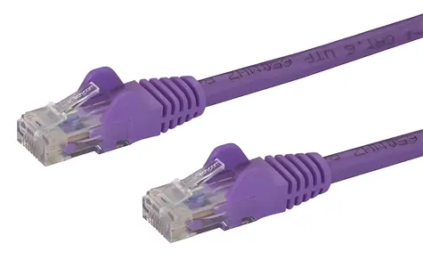 StarTech purpurová / Patch kabel UTP Cat6 / 5 m / RJ-45 / PoE / Snagless