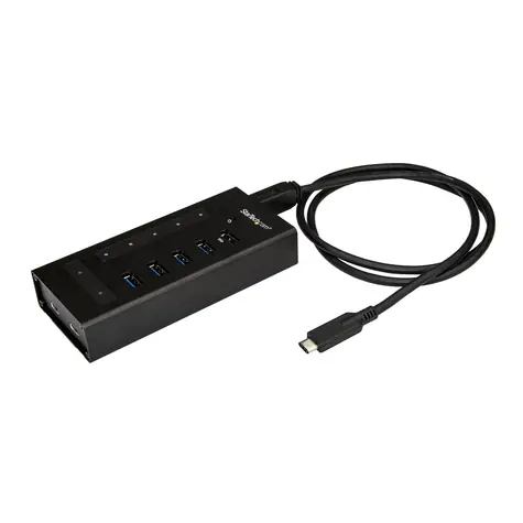 StarTech 7 Port USB-C černá / USB hub / 5x USB-A / 2x USB-C / Hliníkové tělo