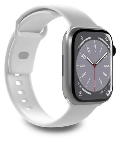 Puro ICON bílá / Řemínek pro Apple Watch / 38/40/41 mm / Silikon