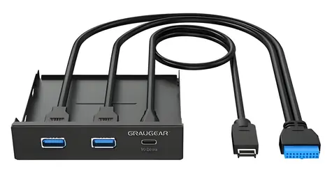 Graugear Multi Frontblende / USB hub / Pro PC skříň