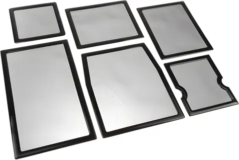 DEMCiflex Cooler Master HAF XM černá / Sada prachových filtrů / magnetické