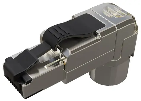 SXRJ45-6A-STP-BK-SA-U / Konektor RJ45 / CAT6A / STP / MPTL 90° / samořezný