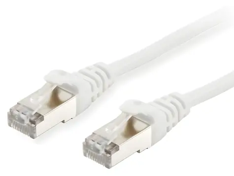 Equip bílá / Patch kabel / S/FTP / Cat.6a / RJ-45 / 1,5 m / PoE