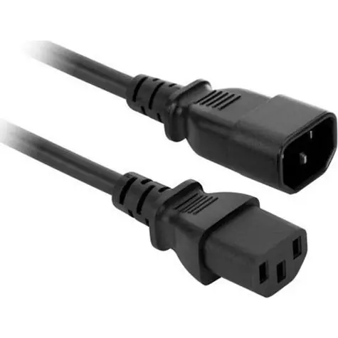 Akyga AK-PC-03A černá / Napájecí kabel / C14/C13 / 250 V / 10 A / 1,8 m