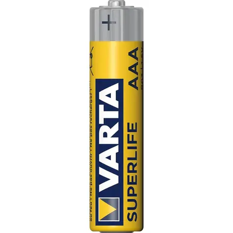 Varta Superlife AAA / Baterie / 1.5V / zinko-uhlíková / 8 ks / v blistru