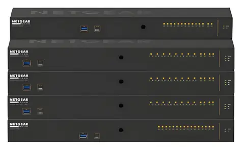 Netgear GSM4212UX-100EUS černá / Switch / Managed / PoE / 12x Gigabit / agregace portů