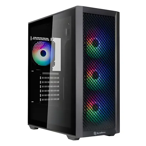 SilverStone FARA 515XR černá / PC skříň / Midi-Tower / ATX / 4x 120mm ARGB / temperované sklo