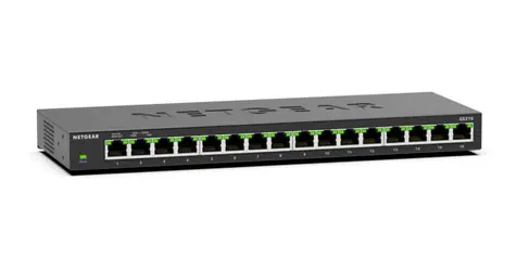 Netgear GS316-300EUS černá / Switch / 16x 10/100/1000 Mbps / neřízený