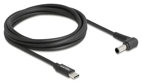 Delock / Nabíjecí kabel pro notebook / USB-C - Sony 6 x 4,3 mm / 1,5 m / 20 V / černá