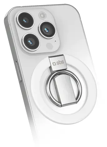 SBS Mag Ring stříbrná / Držák / Pro smartphony / MagSafe