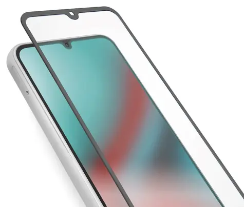 SBS Full Cover pro Samsung Galaxy A05 4G černá / Ochranné tvrzené sklo / Lepení přes celý displej