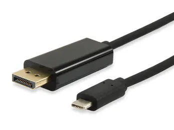 Equip USB-C - DisplayPort černá / Adaptér / 4K / 1,8 m