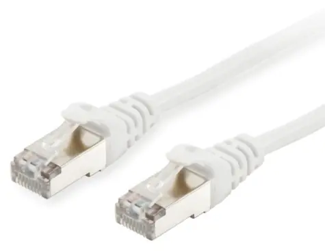 Equip S/FTP Cat.6a 10 m bílá / Patch kabel / RJ-45 / stíněný / PoE
